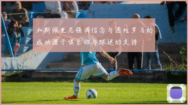 加斯佩里尼强调信念与团结罗马的成功源于俱乐部与球迷的支持